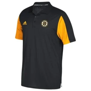 Boston Bruins Adidas NHL Men's 2017 Authentic Game Day Polo Shirt