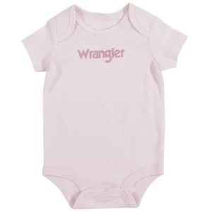 Wrangler Apparel Girls Infant Pink Onesie