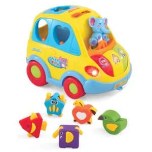 Educational Interactive Bus 18 Month Baby Infant Toy with Sounds