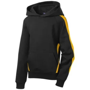 Sport Tek Youth Athletic Hooded Pullover Sweatshirt