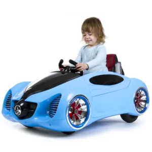 Ride on Toy, Remote Control Car for Kids by Hey! Play! â€“ Battery Powered, Toys for Boys and Girls, 2- 5 Year Old - Blue