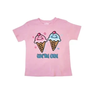 Ice Cream We're One Twin Boy & Girl Toddler T-Shirt