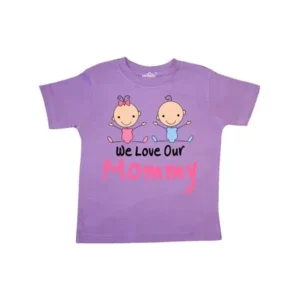 Girl and Boy Twins Love Mommy Toddler T-Shirt