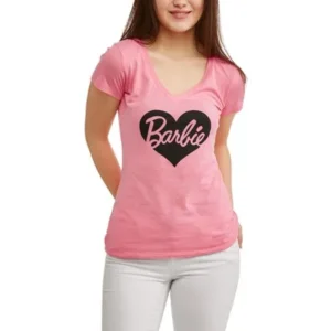 Juniors' Licensed Barbie Graphic Short Sleeve T-Shirt