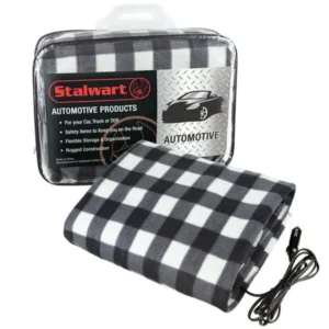 Electric Heater Car Blanket- Heated Travel Throw Electric Blanket for Car and RV, 12 volt by Stalwart