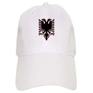 CafePress - Albanian Eagle - Printed Adjustable Baseball Cap