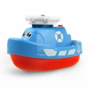 Electric Spray Water Boat, Fun Marine Animal model Bath Toy, Floating Bathtub Shower Pool Bathroom Toys For Baby Toddler(Blue)
