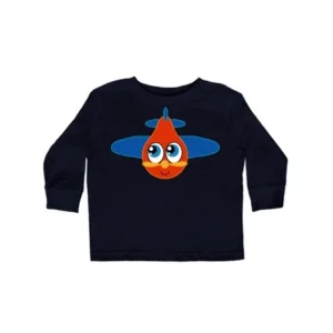Airplane Kids Toy Cute Toddler Long Sleeve T-Shirt