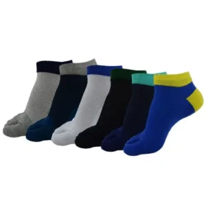 Coxeer 6 Pairs Mens Socks Boys Socks Simple Fashion Cotton Tube Toe Socks Ankle Socks for Men Boy (Multicolor)