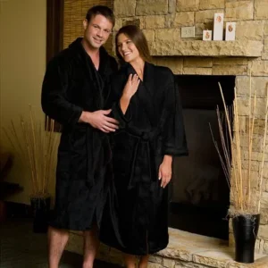 MINX Plush Bathrobes for Men & Women