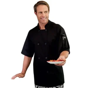 Five Star Chef Apparel Unisex Chef Coat with Moisture Wicking Mesh