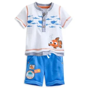 Disney Store Baby Boys Nemo - Finding Nemo - Short Sleeve T-Shirt & Short Set