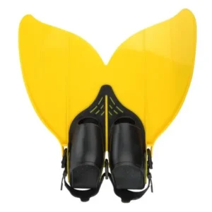 Newest Mermaid Swim Fin Professional Dive Foot Fins Swimming Toy For Boys Girls Yellow