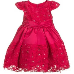 Blue Bell HANDMADE Toddler Tulle Princess Flower Girl Dress for Wedding Party - Mercury - Fuchsia-2