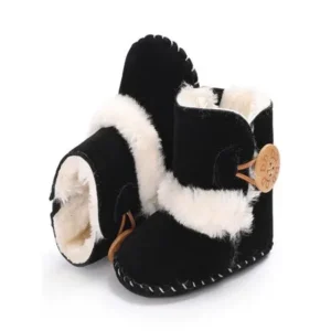 Cute Boy Girls Baby Soft Sole Snow Boots Soft Crib Shoes Toddler Boots
