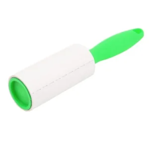 Unique Bargains Pet Cat Dog Hair Adhesive Lint Fluff Sticky Sheets Cleaner Green Dust Remover Roller