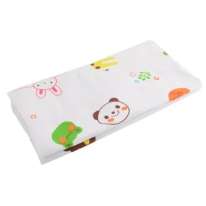 Unique Bargains Bathroom Cotton Blends Animal Pattern Washing Drying Shower Bath Towel Washcloth