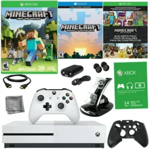 Xbox One S 500GB Minecraft Bundle With 8-in-1 Kit