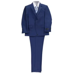 Kids World Big Boys' "Diamond Texture" 5-Piece Suit (Sizes 8 - 20)