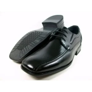 Kids Boys Black Dress Casual Plain Oxford Shoes Styled In Italy Conal By D Aldo