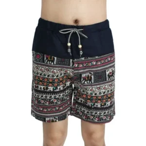 Men Outdoor Summer Linen Beach Surfing Swimming Shorts Casual Swim Trunks Swimwear #1