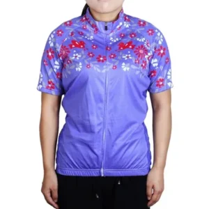 XINTOWN Authorized Women Short Sleeve T-shirt Activewear Cycling Jersey #2 XL