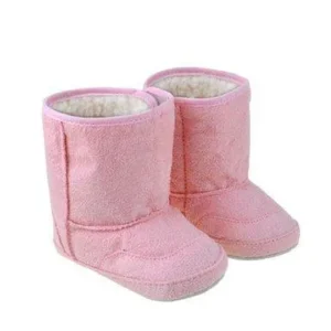 Big Clearance! Newborn Baby & Kids Shoes Anti-Skid Soft Warm Short Snow Boot YASTE