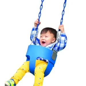 Bucket Swing Set Toddler Swing Set Swing Seat Outdoor Kids Toys With Coated Chain KRGL