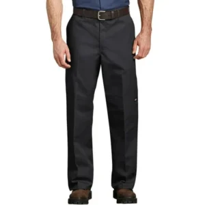 Genuine Dickies Men's Loose Fit Straight Leg Double-Knee Work Pants