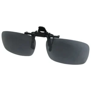 Unique Bargains Unisex Soft Rubber Legs Hiking Driving Flip-Up Clip-on Polarized Sunglasses