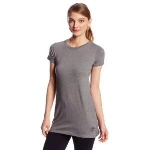 Zumba Fitness Women's "One More Dance" Bubble Tee, Thuderin Grey, X-Small