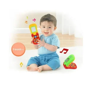 Microice Baby Musical Flip Mobile Phone, Early Education Learning Playing Singing Cell phones Toys for Babies Kids Boys Girls Children