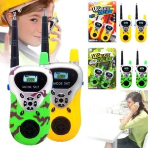 1-Pair Toy Walkie Talkies for Kids and Child-Parent, Great 2-Way Communication Toys Walkie Talkies for Boys & Girls -Toy Gifts