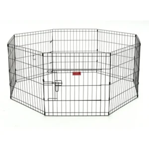 Lucky Dog 24"H Exercise Pet PlayPen with Stakes