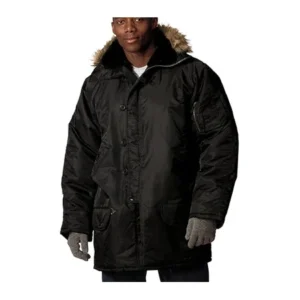 N-3B Snorkel Parka Flight Jacket, Black, 2XL