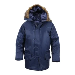 N-3B Snorkel Parka Flight Jacket, Navy Blue, 3XL