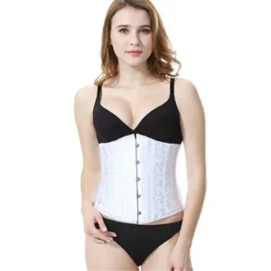 SAYFUT Womens Ultra Firm Control Corset Lingerie 24 Spiral Steel Strong Boned Heavy Waist Trainer Cincher Corset Shaper