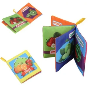 Baby Early Learning Intelligence Development Cloth Cognize Fabric Book Educational Toys KRGL
