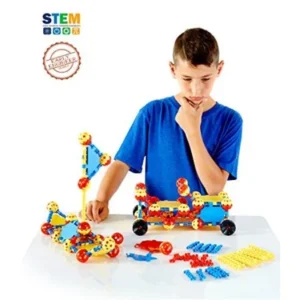 Mind Tools - Space Construction Early Engineering Building Toys for Kids 320 Pieces- STEM Learning- Great Gift for Boys and Girls 6+-year old A Model Booklet Guide Included