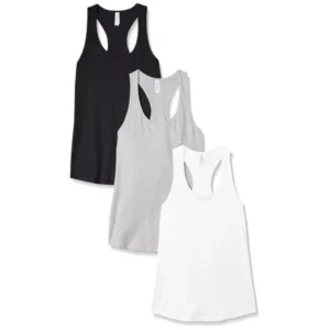 Clementine Apparel Petite Plus Ideal Racerback Tank (Pack of 3)