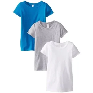 Girls Clementine Three-Pack Everyday Crewneck T-Shirts (Pack of 3)