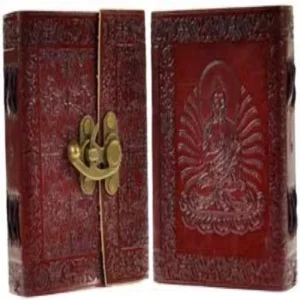 Buddha Leather Embossed Journal Diary Clasp Closure