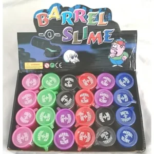 24 Barrel O Slime 1.5 oz Assort Color Child GaG Gift Party Favors Bag Fillers