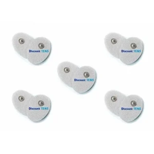 TENS Electrodes - Premium Quality Small 4cm x 3cm Snap On Pads - 5 Pairs (10 Pads) - Discount TENS Brand
