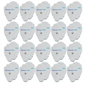 TENS Electrodes - Premium Quality Large Snap On Pads - 20 Pairs (40 Pads) - Discount TENS Brand