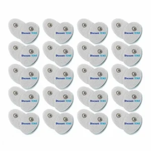 TENS Electrodes - Premium Quality Small 4cm x 3cm Snap On Pads - 20 Pairs (40 Pads) - Discount TENS Brand