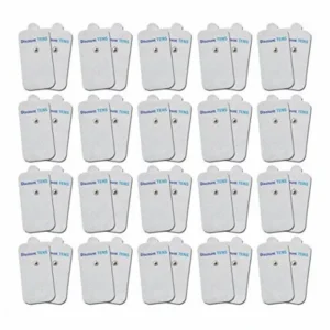 TENS Electrodes - Premium Quality XL Snap On Pads - 20 Pairs (40 Pads) - Discount TENS Brand
