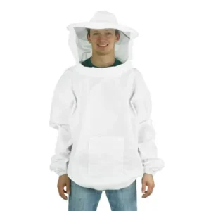 New Large Beekeeping Bee Keeping Suit, Jacket, Pull Over, Smock with Veil (BEE-V105)