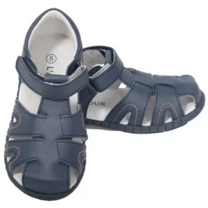 L'Amour Navy Fisherman Closed Heel Sandals Baby Boy 4-Toddler Boy 10