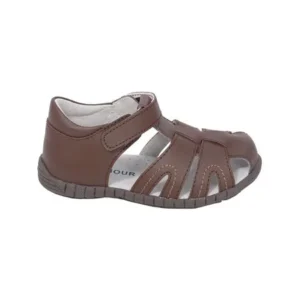 L'Amour Brown Fisherman Closed Heel Sandals Baby Boy 4-Toddler Boy 10